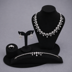 Radiant Square and Pear-Cut Crystals Set