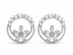 Floral Wreath Stud Earrings