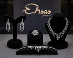 Chandelier Design Pear-Cut Crystals Set