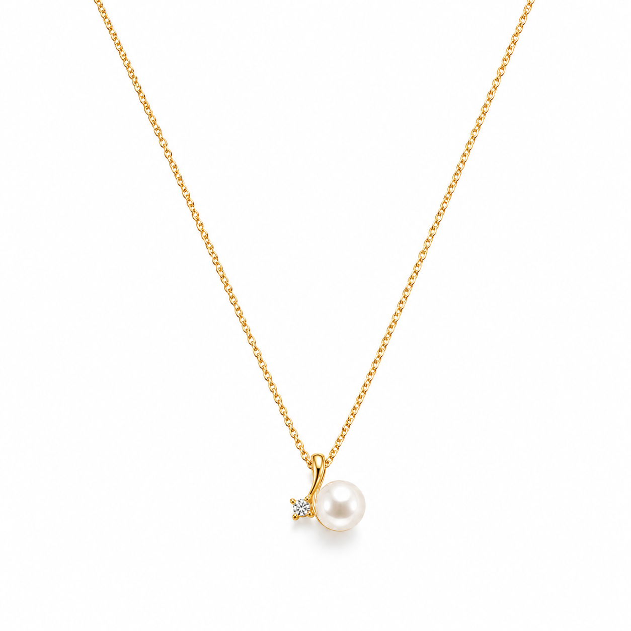 Pearl & Shimmering Star Pendant