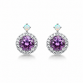 Elegant Alexandrite Studs