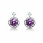 Elegant Alexandrite Studs