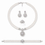 Double-Strand Pearl Jewelry Set