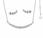 Gradient Crystal "Smile" Jewelry Set
