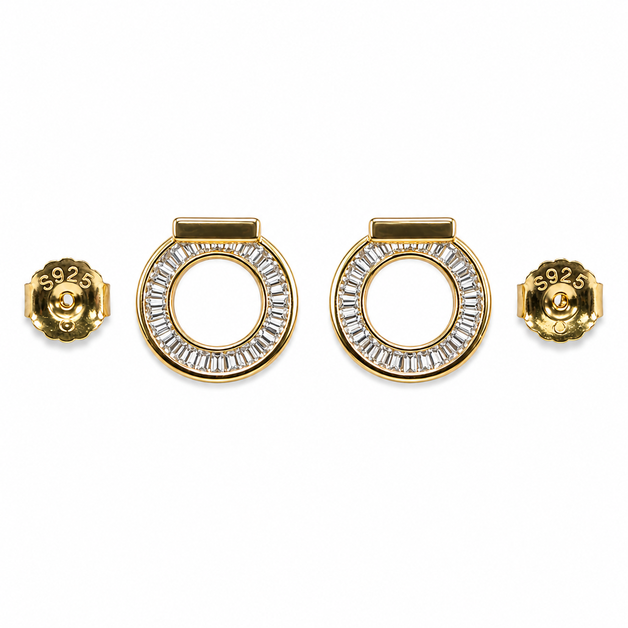 Golden Halo Studs