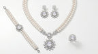 Double-Strand Pearl Jewelry Set