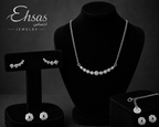Gradient Crystal "Smile" Jewelry Set