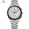 Pagani Design V6 Men’s Watch – VK63 Quartz Chronograph Stainless Steel - PD 1701 - White Dial