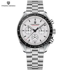 Pagani Design V6 Men’s Watch – VK63 Quartz Chronograph Stainless Steel - PD 1701 - White Dial