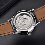 Pagani Design 1759 Men’s Automatic Pilot Watch Leather Strap – Seiko NH35 Movement, Sapphire Glass & 100M Waterproof White Dial