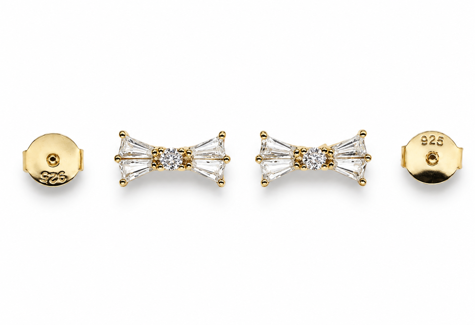 Crystal Bow Studs