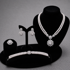 Double-Strand Pearl Jewelry Set