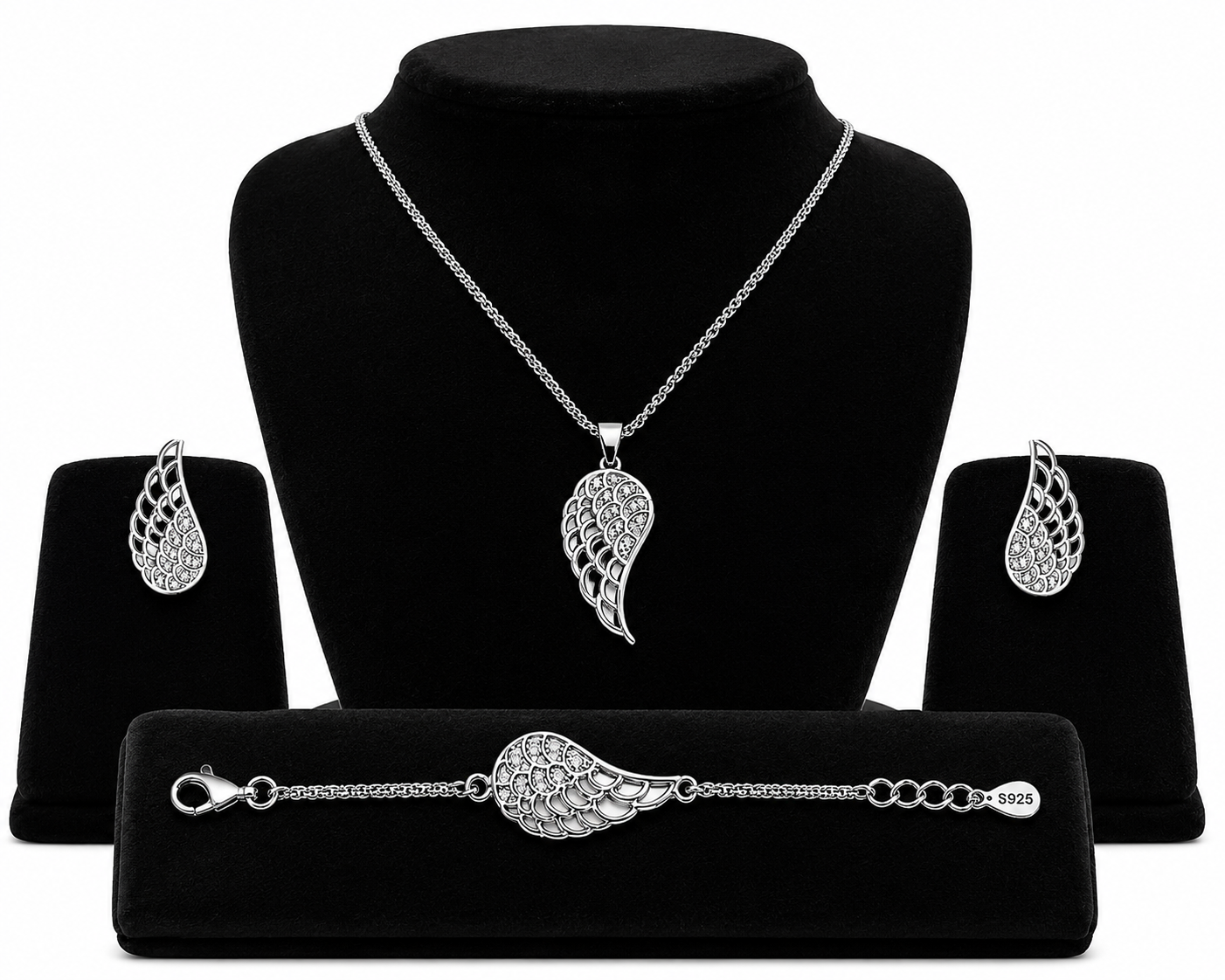 Angel Wing Jewelry Set