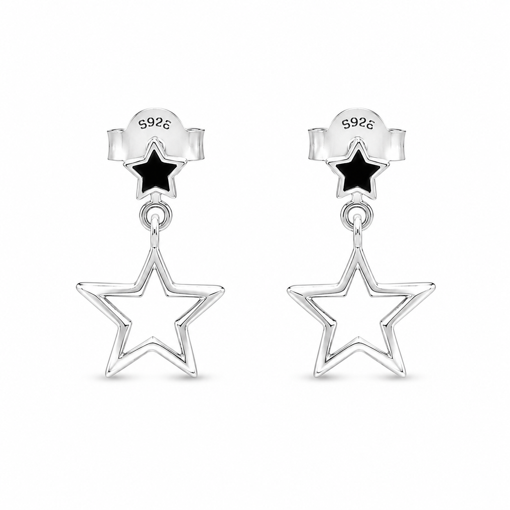 Elite Silver Midnight Star Drops