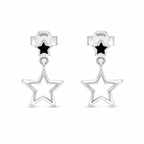 Elite Silver Midnight Star Drops