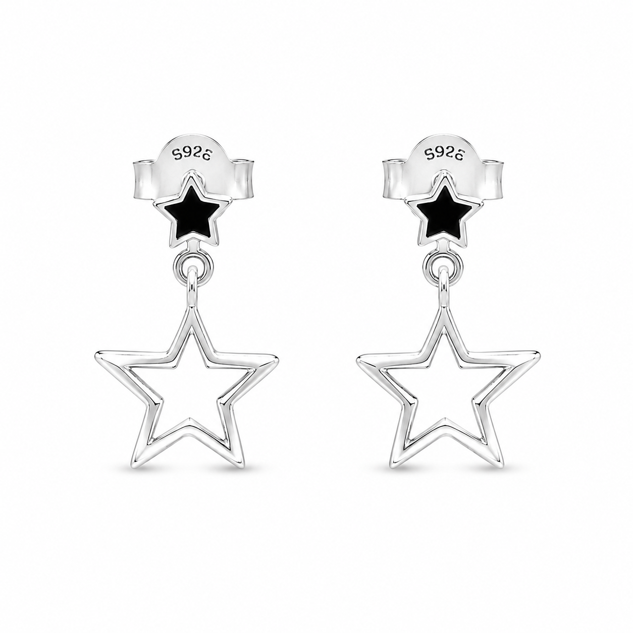 Elite Silver Midnight Star Drops