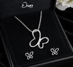 Radiant Butterfly Jewelry Set