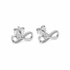 Infinity Blossom Necklace & Stud Earring Set