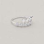 Silver Open Bypass Ring