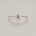 Minimalist Polished North Star Ring