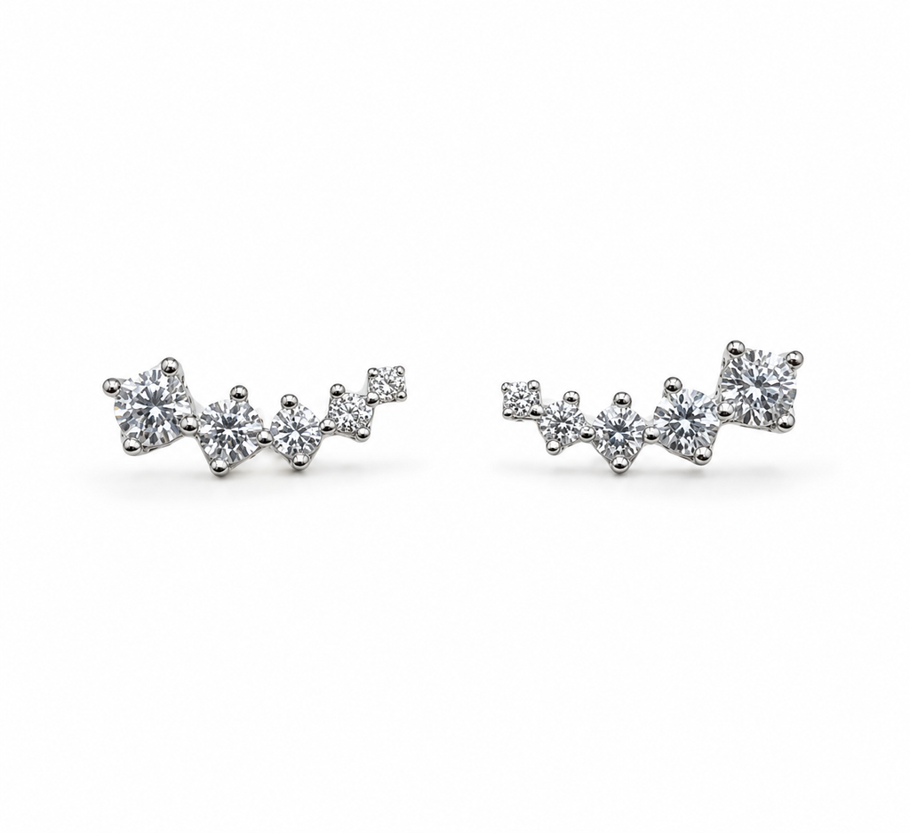 Gradient Crystal "Smile" Jewelry Set
