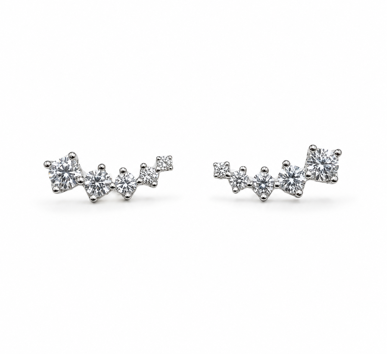 Gradient Crystal "Smile" Jewelry Set