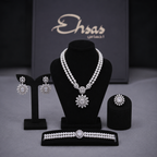 Double-Strand Pearl Jewelry Set