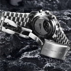 Pagani Design V6 Men’s Watch – VK63 Quartz Chronograph Stainless Steel - PD 1701 - White and Black Dial