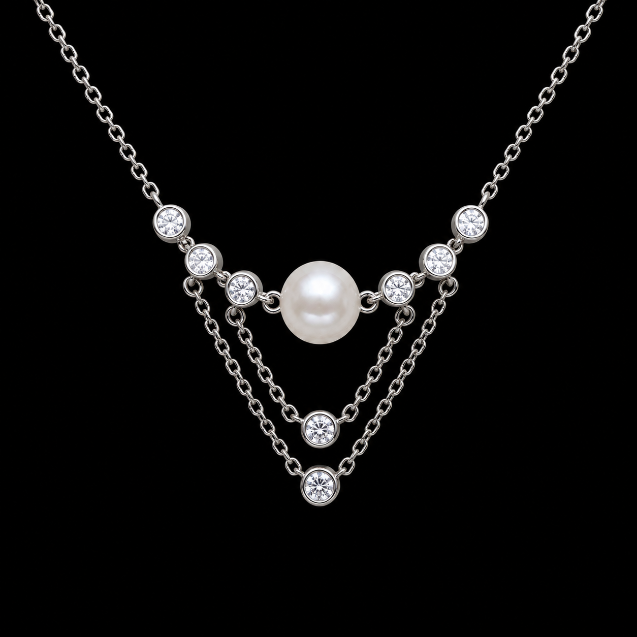 Elegant V-Shaped Necklace
