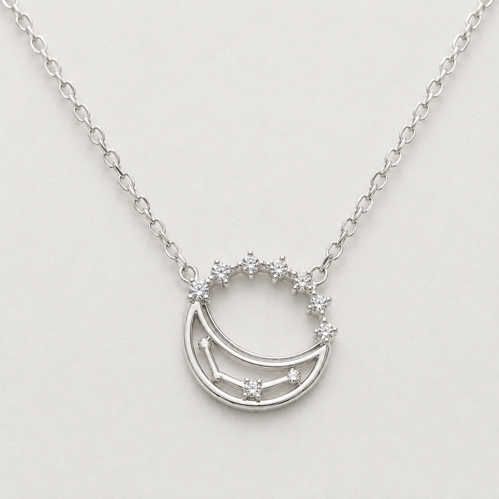 Elegant Crescent Moon Necklace