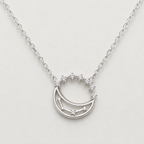 Elegant Crescent Moon Necklace
