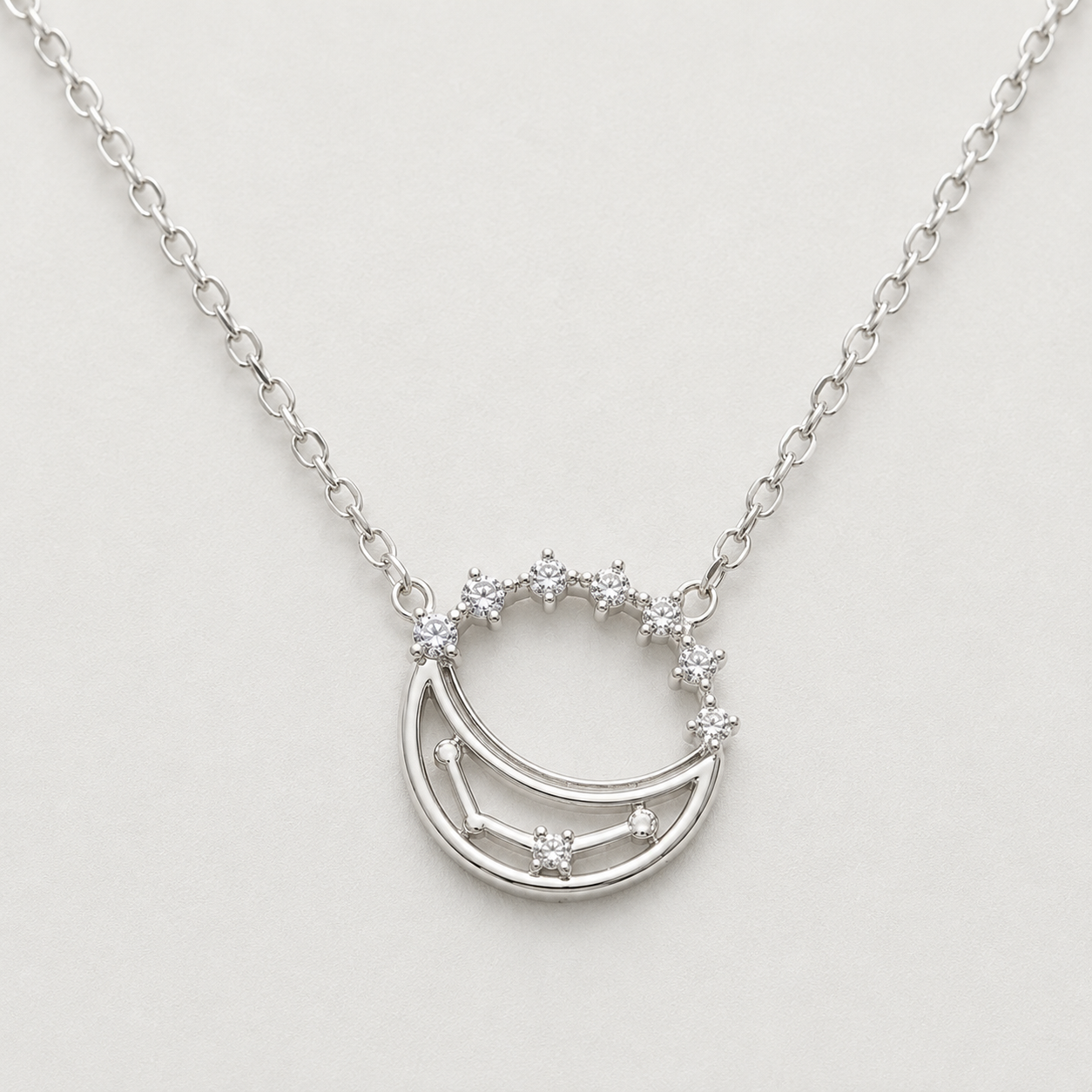 Elegant Crescent Moon Necklace