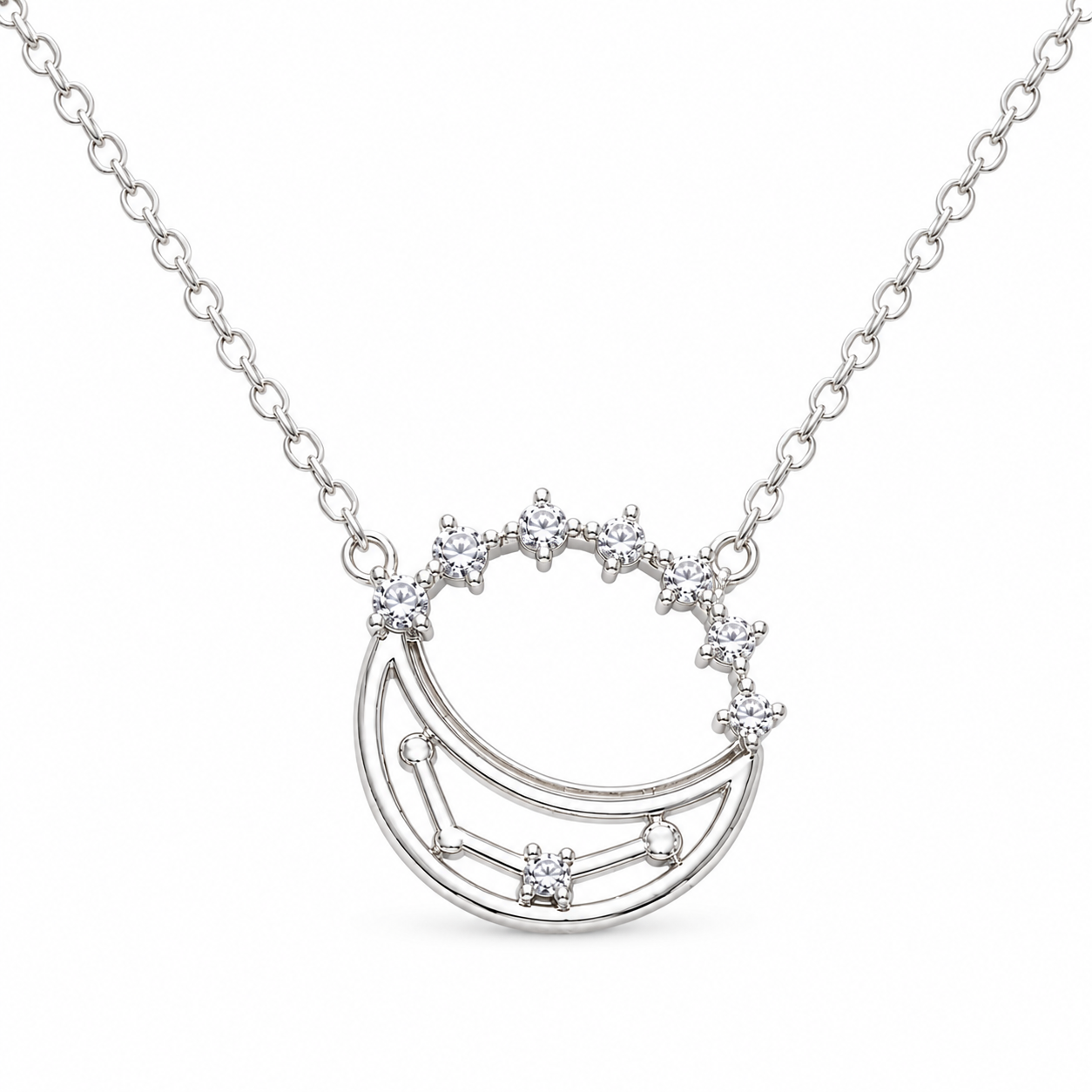 Elegant Crescent Moon Necklace