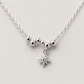 Necklace with a Dainty North Star Charm
