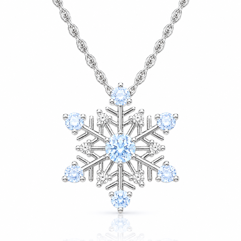 Dazzling Snowflake Necklace