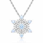 Dazzling Snowflake Necklace