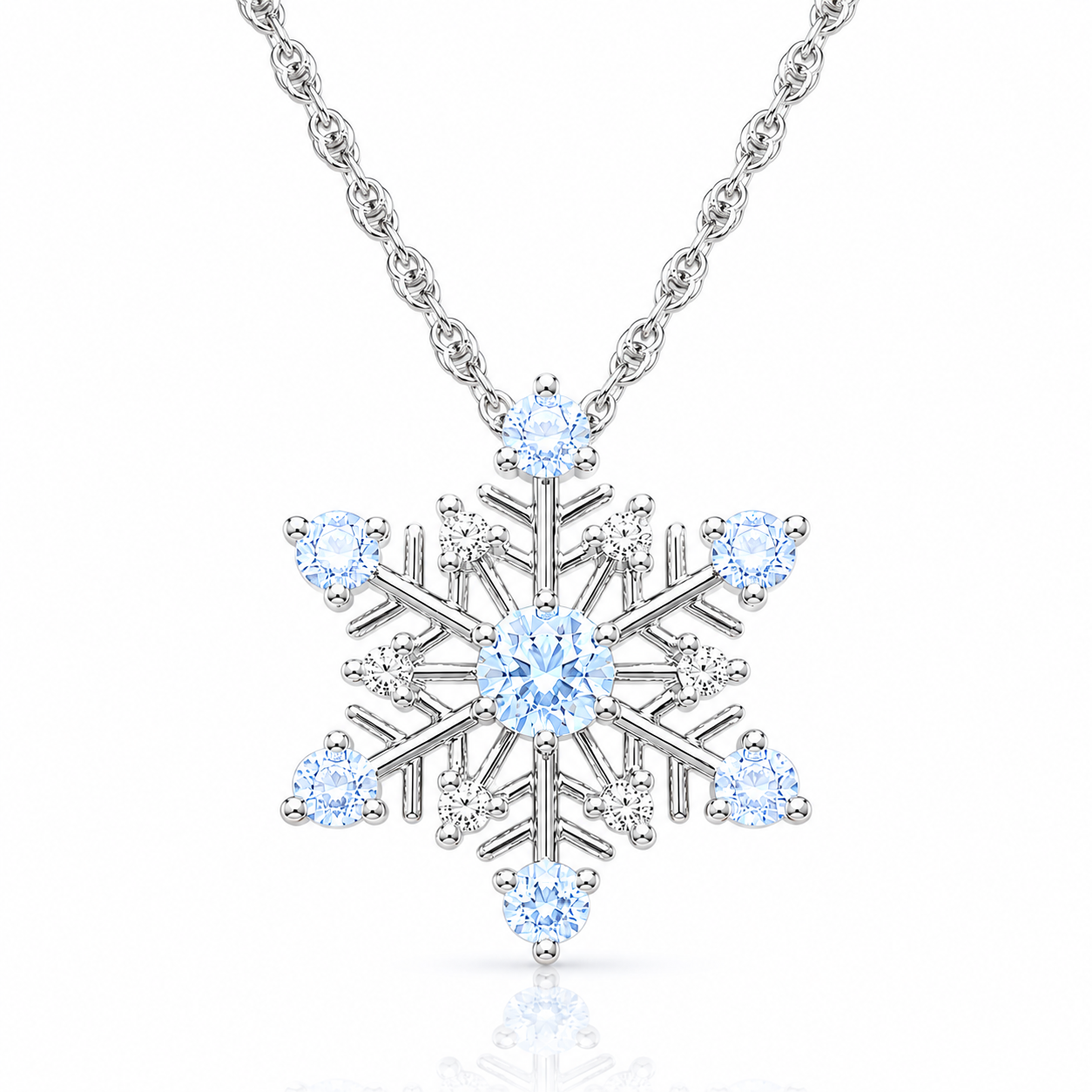 Dazzling Snowflake Necklace