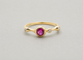 Bubble Bezel Ring