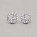 Floral Wreath Stud Earrings
