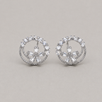 Floral Wreath Stud Earrings