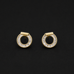 Golden Halo Studs