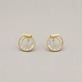 Golden Halo Studs