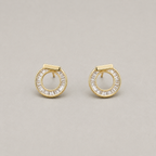 Golden Halo Studs