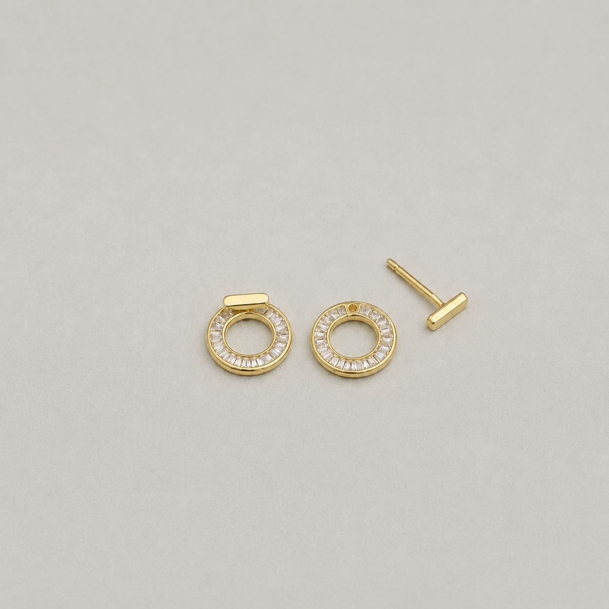 Golden Halo Studs