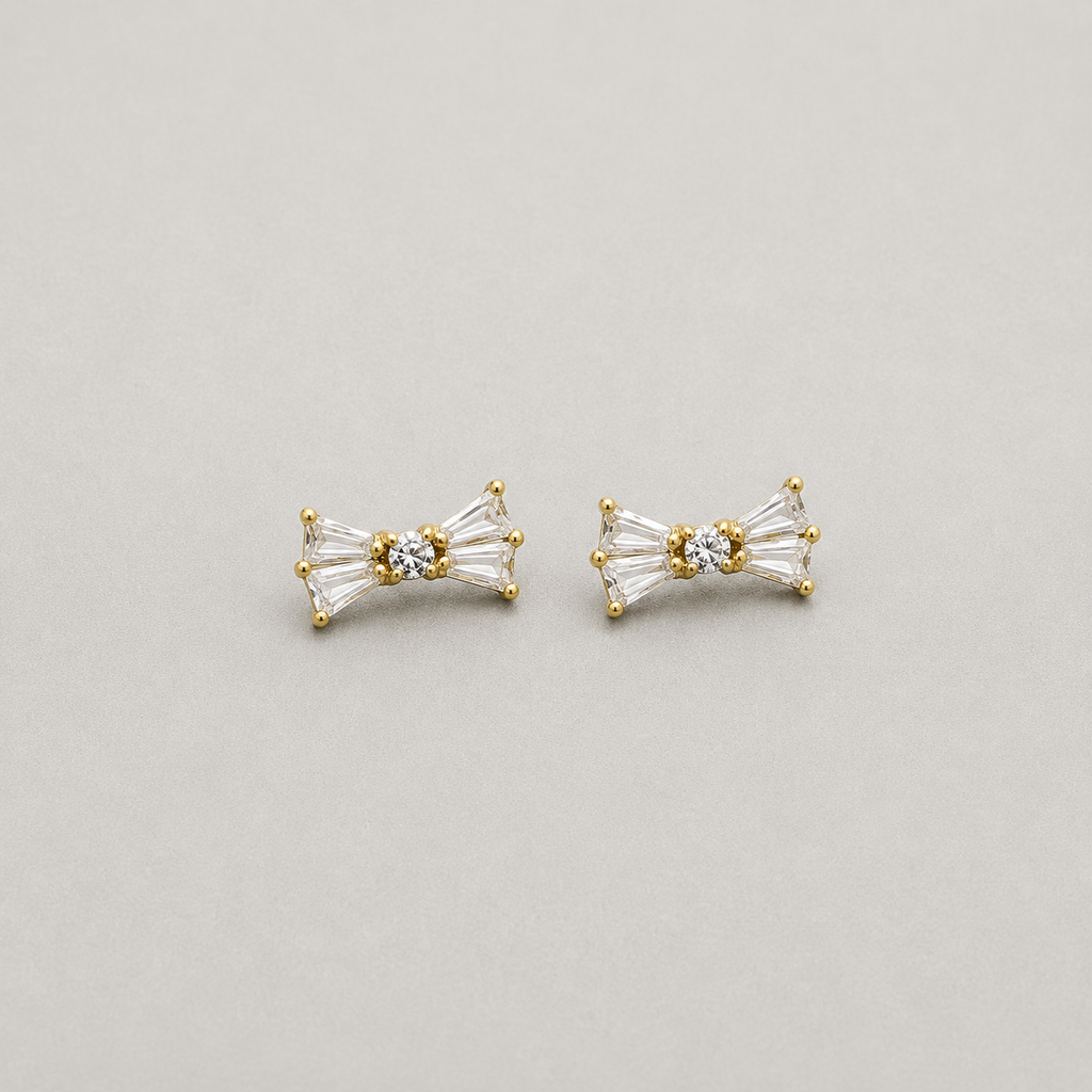 Crystal Bow Studs