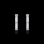 Elegant Geometric C-Hoop Studs