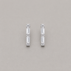 Elegant Geometric C-Hoop Studs