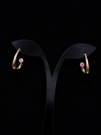 Open Spiral Hoop Earrings