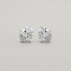 Oval Gemstone Studs