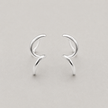Wavy Spiral Stud Earrings